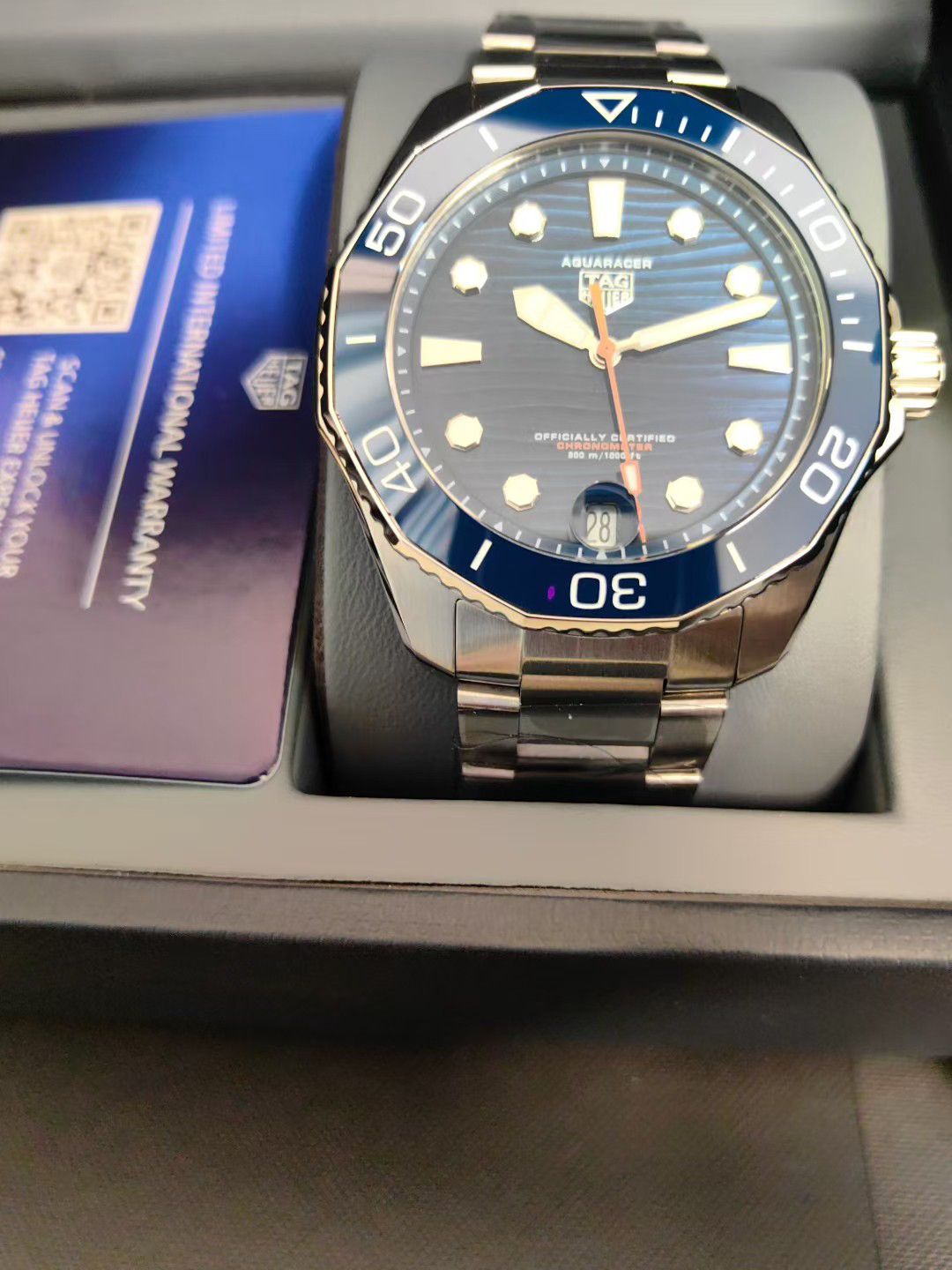 TAG Heuer Aquaracer Super Clone Horloge - Beste Replica Horloges Kopen 1127981425 - front view | Aquaracer