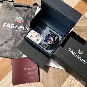Tag Heuer F1 Gulf Super Clone Horloge - AAA Kwaliteit 1:1 Replica 1116418761 - side view | Tag Heuer